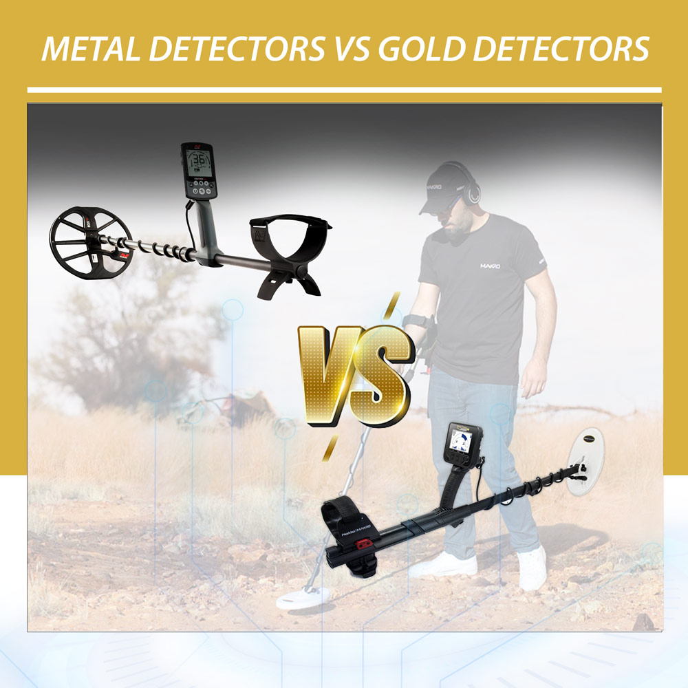 What is the Difference between a Gold Detector And a Metal Detector